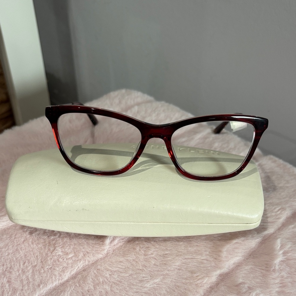 Anne Klein Burgundy Women's Glasses